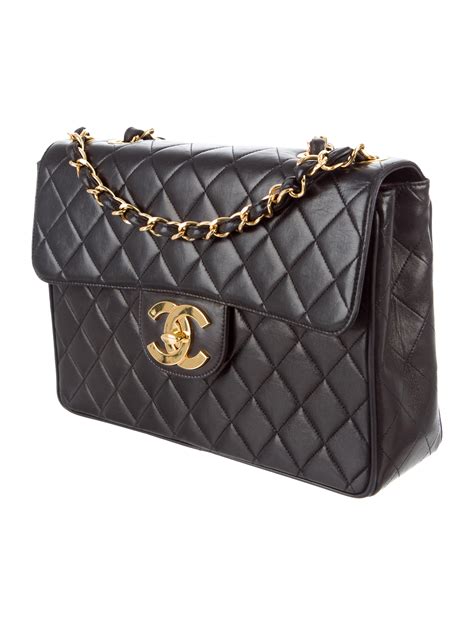 chanel classic jumbo flap bag price|Chanel large classic handbag price.